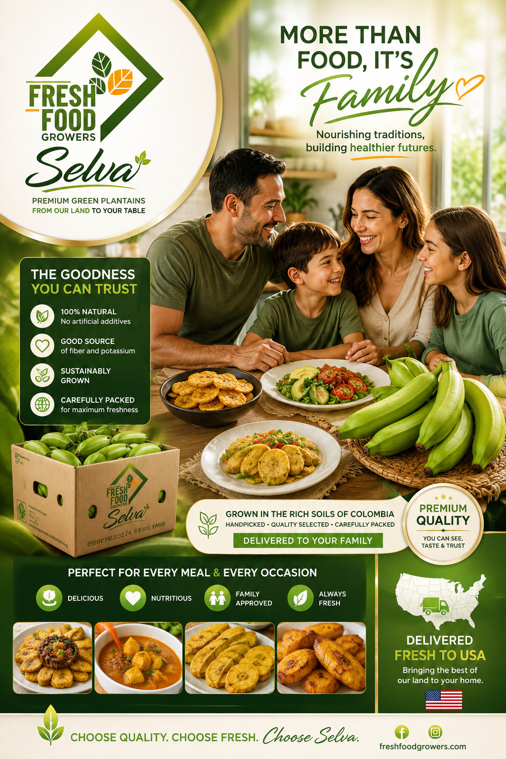 Fresh Food Growers USA flyer